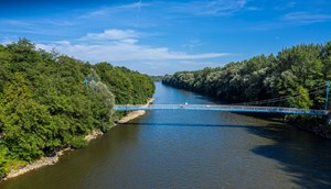 Fietsbrug bij Bad Radkersburg © Steiermark Tourismus Pixelmaker