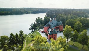 Hotel Lejondals Slott vanaf boven